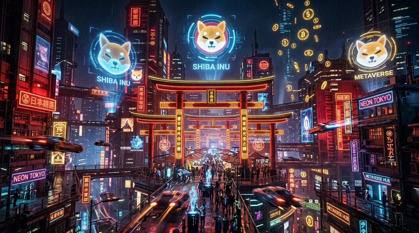 Shibarium Metaverse Futuristic City